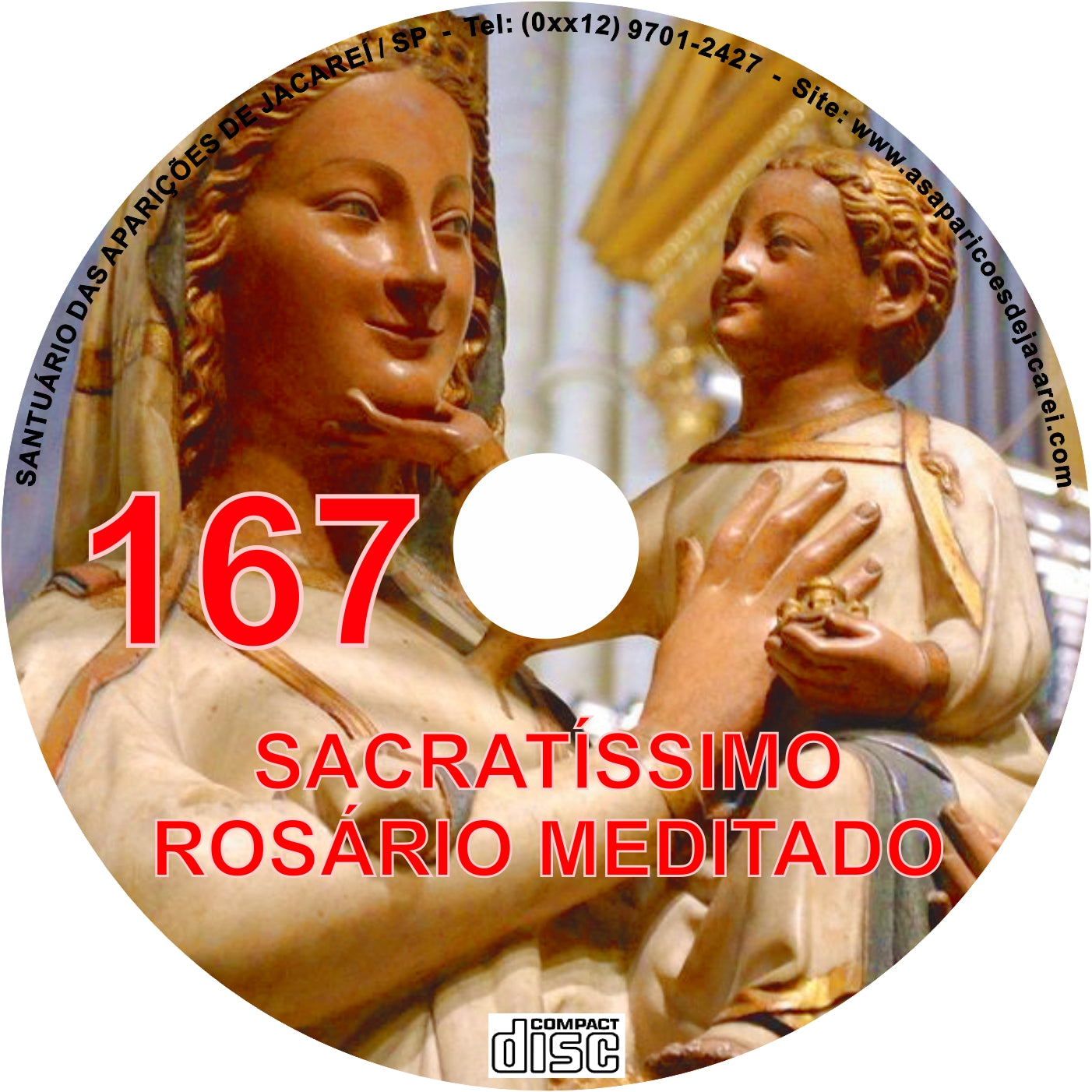 CD Rosário Meditado 167 CD Rosário Meditado 167